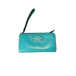 Kate Spade Turquoise Wristlet Wallet